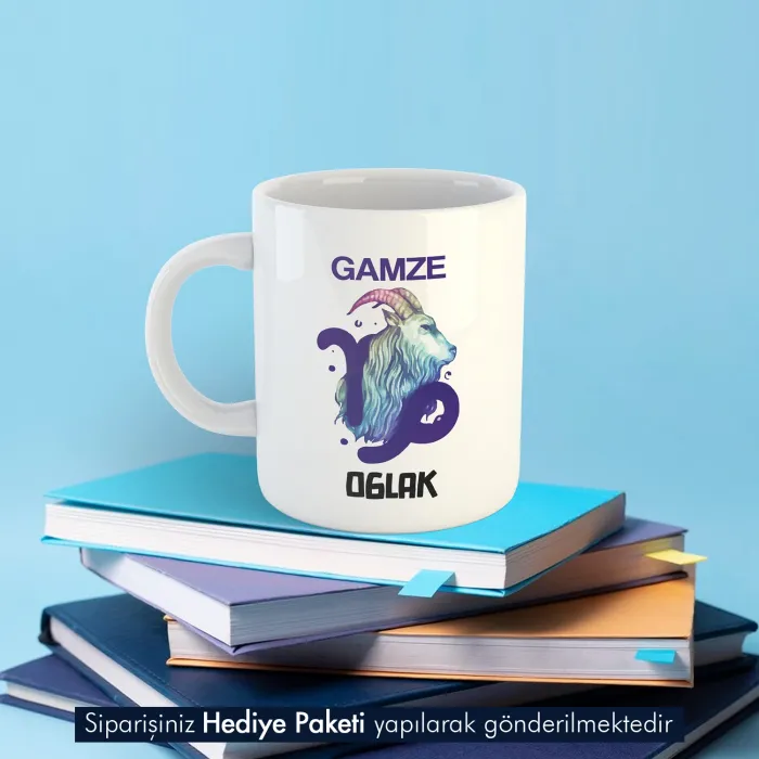 Oğlak Burcuna Hediye Kupa Bardak