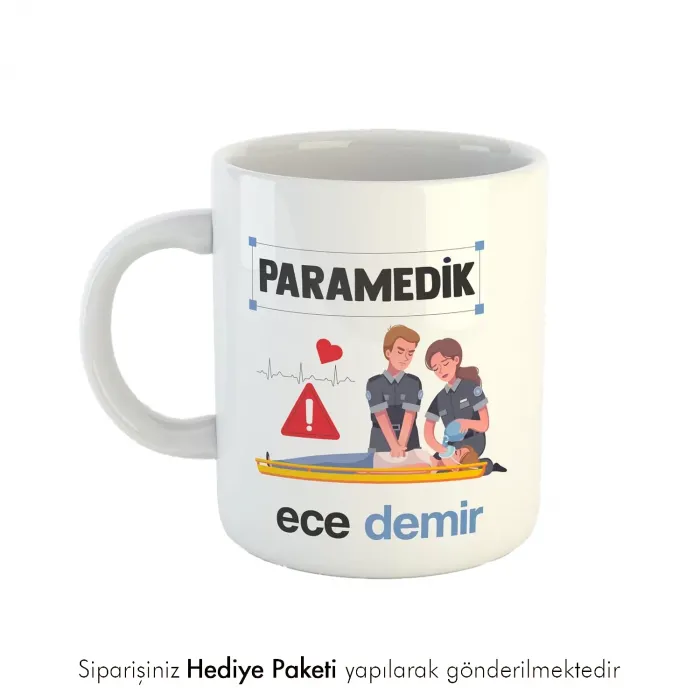 Paramedik Tasarımlı Özel Hediye Kupa Bardak