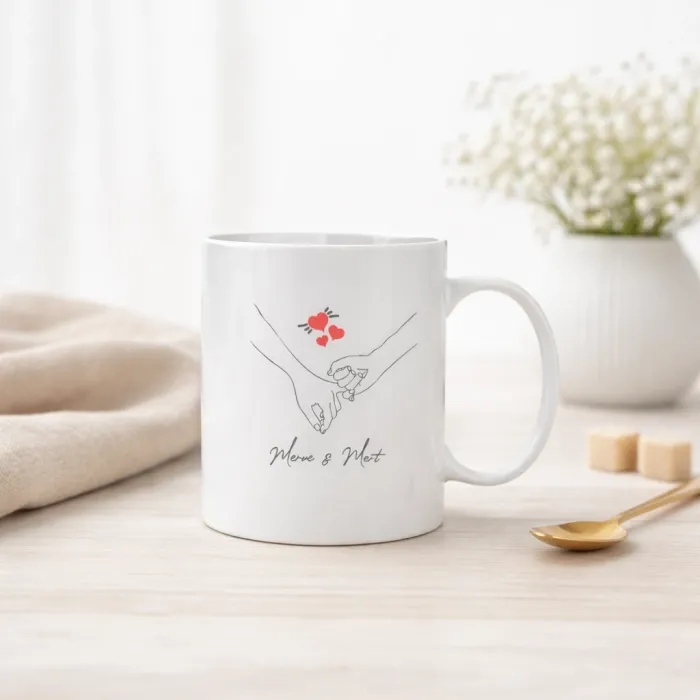 Sevgiliye Özel Gri Termos Ve Kupa Hediye Paketi