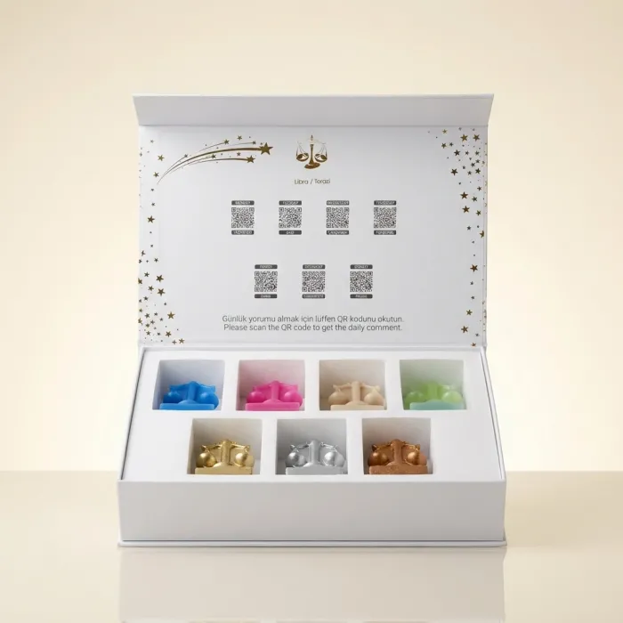 Terazi Burcu Mum Seti