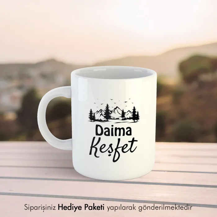 Daima Keşfet Kahve Kupası