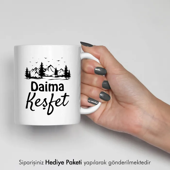 Daima Keşfet Kahve Kupası