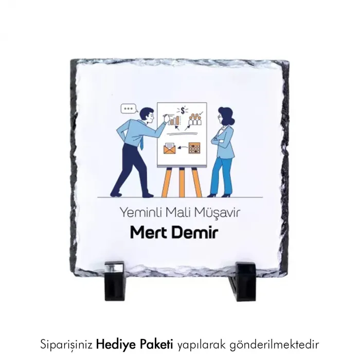 Babalar Gününe Özel Fotoğraflı İsimli Doğaltaş