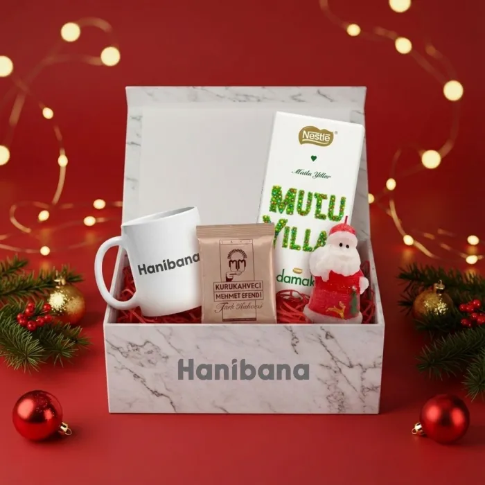 Yeni Yıl Kupa, Kahve ve Çikolata Seti