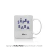 Süper Baba Yazılı Kişiye Özel Kupa Bardak