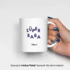 Süper Baba Yazılı Kişiye Özel Kupa Bardak
