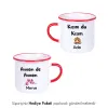 2Li Annem De Annem Kızım Da Kızım Kişiye Özel Enamel Kupa Bardak