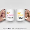 2Li Princess Ve Prince Kişiye Özel İsimli Kupa Bardak