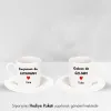 2’Li Beyaz Fincan Kişiye Özel İsimli Kaynanam Da Kaynanam Gelinim De Gelinim