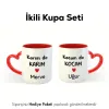 2’Li Kalpli Kupa Kişiye Özel İsimli Aşk Günü