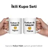 2Li Aşk Üçlemesi Kişiye Özel İsimli Kupa Bardak