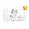 Kişiye Özel Fotoğraflı Line Art Puzzle (99 Parça)