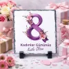 Kişiye Özel 8 Mart Kadınlar Günü Dekoratif Doğal Taş