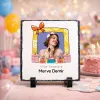 Doğum Gününe Özel Fotoğraf ve İsim Baskılı Doğal Taş