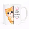 Kedili ‘Don’t Touch My Mug’ Tasarımlı Kupa