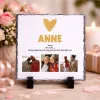 Kişiye Özel Anneler Günü Fotoğraflı Çikolata & Doğal Taş Hediye Kutusu