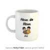 Abim De Abim Kişiye Özel İsimli Kupa Bardak