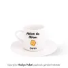 Ablam Da Ablam Kişiye Özel İsimli Hediye Beyaz Fincan