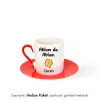 Ablam Da Ablam Özel İsimli Hediye Kırmızı Fincan