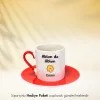 Ablam Da Ablam Özel İsimli Hediye Kırmızı Fincan