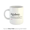 Ağabey Yazılı Hediye Kupa Bardak