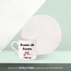 Annem De Annem Kişiye Özel İsimli Hediye Beyaz Fincan