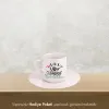 Kişiye Özel İsimli Hediye Beyaz Kahve Fincanı