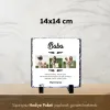 Babalar Gününe Özel Fotoğraf Ve İsimli Doğal Taş