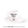 Babam Da Babam Kişiye Özel İsimli Hediye Beyaz Fincan