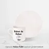 Babam Da Babam Kişiye Özel İsimli Hediye Beyaz Fincan