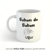 Babam Da Babam Kişiye Özel İsimli Kupa Bardak