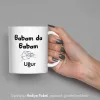 Babam Da Babam Kişiye Özel İsimli Kupa Bardak