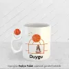 Fotoğraflı Basketbol Toplu Hediye Kupa Bardak