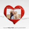 Canım Anneme Özel Fotoğraf Baskılı Kalpli Yastık