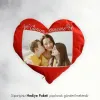 Fotoğraf Baskılı Kalpli Yastık Anneme Özel Hediye