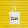 Enjoy Your Summer Tasarımlı Askılı Bez Çanta