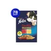 Felix Çifte Lezzet Sığır Etli ve Tavuklu Yaş Kedi Maması 85 Gr x 78 Adet