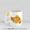 İsim Baskılı Gülen Yüz Hediye Kupa Bardak