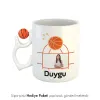 Fotoğraflı Basketbol Toplu Hediye Kupa Bardak