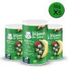 Gerber Organik Pirinçli, Buğdaylı, Muzlu ve Ahududulu Bebek Atıştırmalığı 35 gr 5 Adet