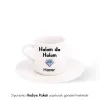 Halam Da Halam Kişiye Özel İsimli Hediye Beyaz Fincan
