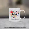 İsme Özel Renkli Teacher Kupa