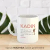 Kadın Kişiye Özel İsimli Hediye Kupa