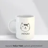 Kedi Temalı Kahve Kupası