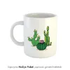 Kaktüs Tasarımlı Kahve Kupası