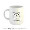 Kedi Temalı Kahve Kupası
