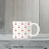 Kiraz Tasarımlı Mini Kupa