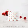Kiraz Tasarımlı Mini Kupa