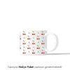 Kiraz Tasarımlı Mini Kupa