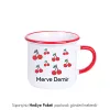 2Li Annem De Annem Kızım Da Kızım Kişiye Özel Enamel Kupa Bardak